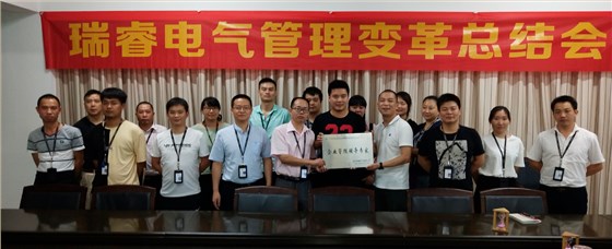 在澤亞的輔導(dǎo)下，瑞睿電氣管理流程再造并打造了激勵體系