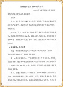 杰森克斯對(duì)澤亞管理咨詢(xún)的感謝